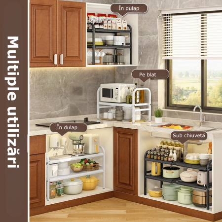 raft organizator expensibil pentru chiuveta [7]