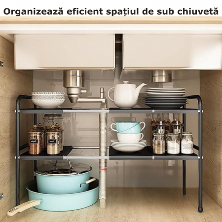 raft organizator expensibil pentru chiuveta [5]