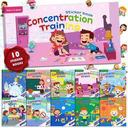 Jucarii Educative - carti cu stikere pentru copii