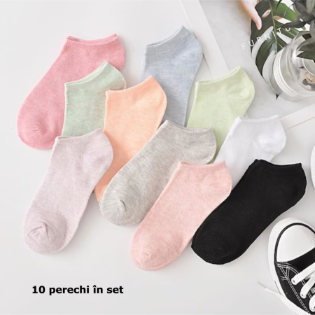 sosete scurte de dama multicolore [1]