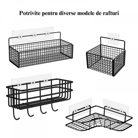 Dispozitiv adeziv pentru rafturi pentru baie si Dus [2]
