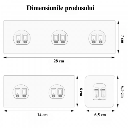 Dispozitiv adeziv pentru rafturi pentru baie si Dus [1]
