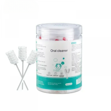 Produse - Set 30 bucati Periute de Dinti pentru Bebelusi Simply Joy®, Unica folosinta, pentru curatare limba, gingii si dinti sugari si copii, Ambalaj individual, Alb