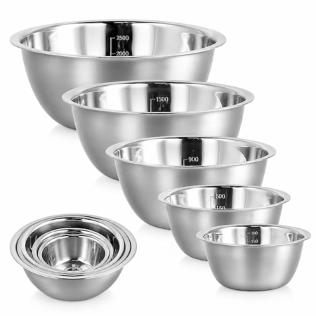 Ustensile de bucatarie - set 5 boluri de bucatarie