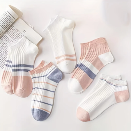 sosete scurte de dama model cu dungi [8]