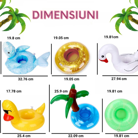 set 12 suporturi gonflabile pentru pahare [1]
