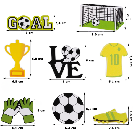 set figurine pentru tort tematica fotbal [2]