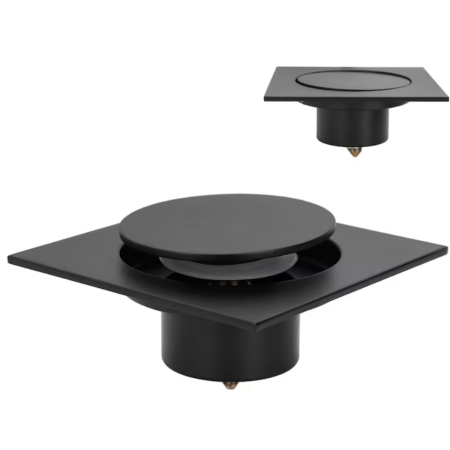 Produse - Sifon de scurgere pentru pardoseala negru