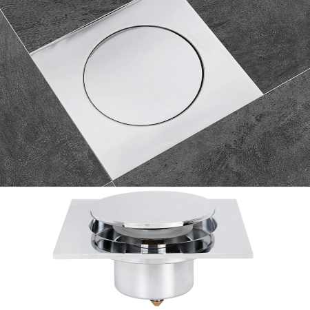 Sifon de scurgere pentru pardoseala argintiu [6]