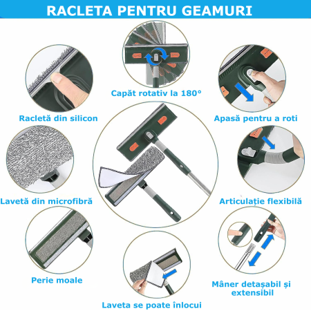 Set de curatare profesionala pentru geamuri [4]