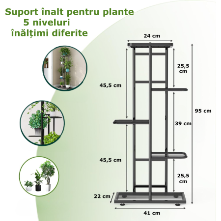 suport metalic pentru flori [4]