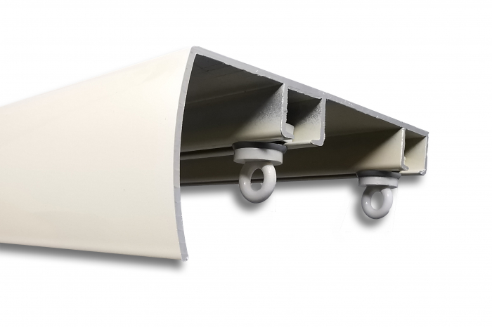 Sina aluminiu 2 canale cu masca, ivory [4]