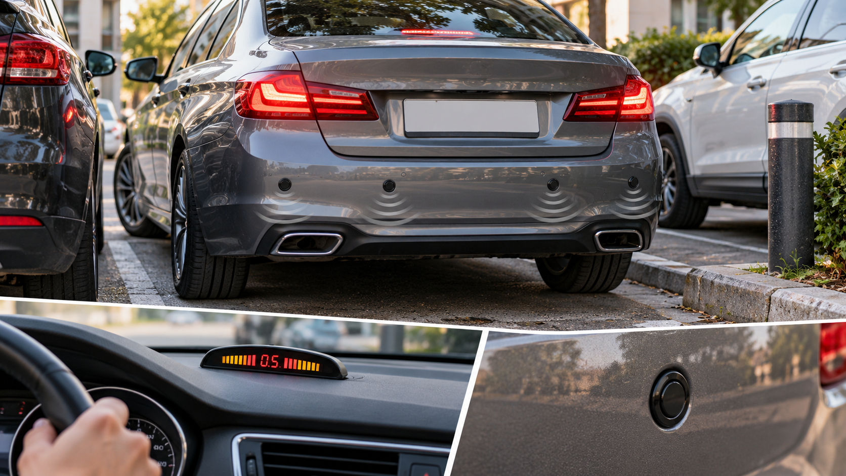 Senzori de parcare auto – de ce au devenit atât de importanți și cum te ajută un kit universal cu display digital