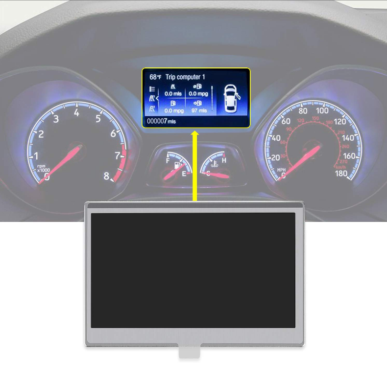 Display LCD pentru Ford LQ042T5DZ11 – Soluția Ideală pentru Un Ecran Impecabil