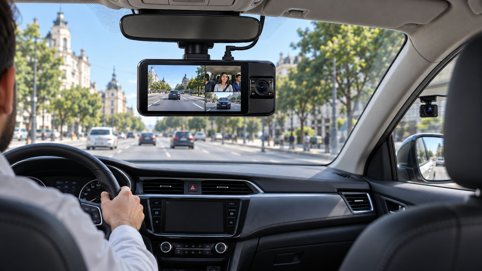 Cameră auto pentru ridesharing – de ce un DVR cu 3 camere poate fi alegerea potrivită pentru Uber, Bolt și taxi