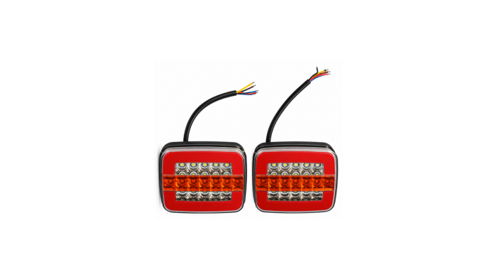 Set 2 Lampi Spate LED 12V–36V, Camion, Remorca, Utilaje [4]