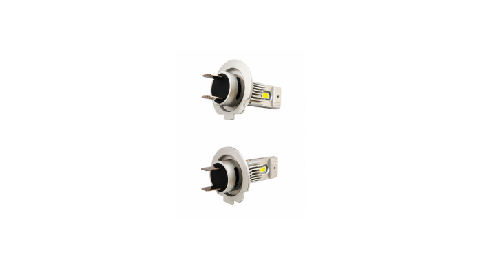 Set 2 becuri LED auto H7 Canbus C08, 20W, 21.000 lm, 6000K, cu ventilator [4]