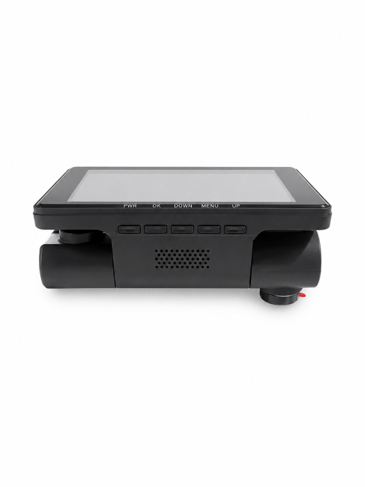Camera bord auto tripla DVR XH-208 Full HD, 4”, fața + interior + spate, Ridesharing [6]