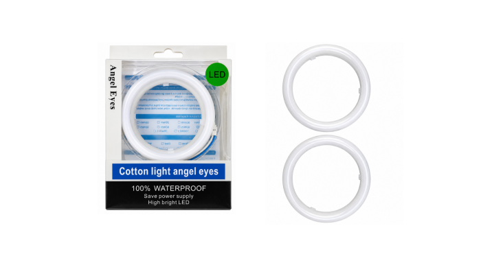 Set 2 Inele Cotton Angel Eyes 95 mm CANBUS, 6000K [4]