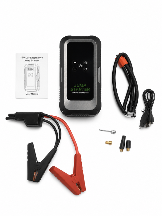 Jump Starter Auto LS-80A 2500A cu Compresor 150 PSI, 29.800 mAh [4]