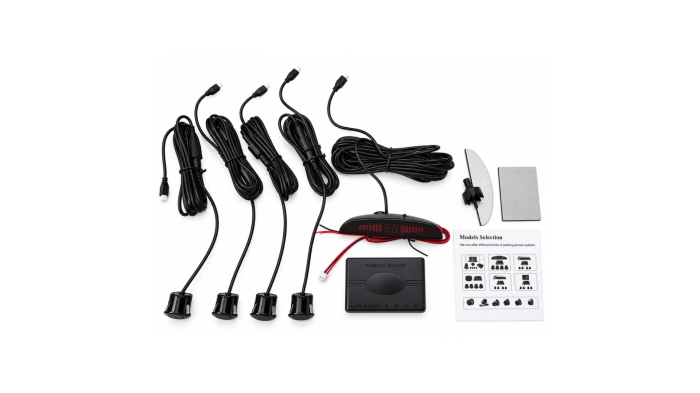 Kit Senzori Parcare Universali,18,5 mm, Display Digital cu Avertizare Sonora [4]