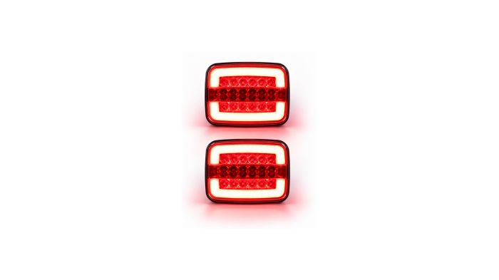 Set 2 Lampi Spate LED 12V–36V, Camion, Remorca, Utilaje [3]
