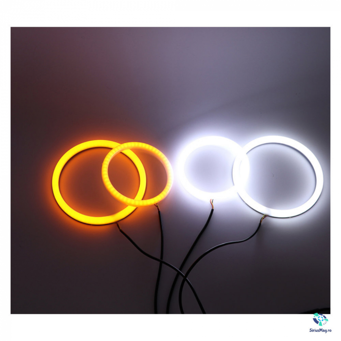 Angel Eyes Cotton cu Semnalizare pentru BMW E46 Coupe [4]