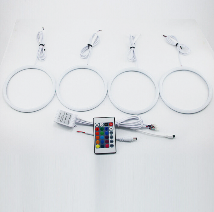 Kit Angel Eyes RGB Cotton 16 culori cu telecomanda VW Golf 5 [2]