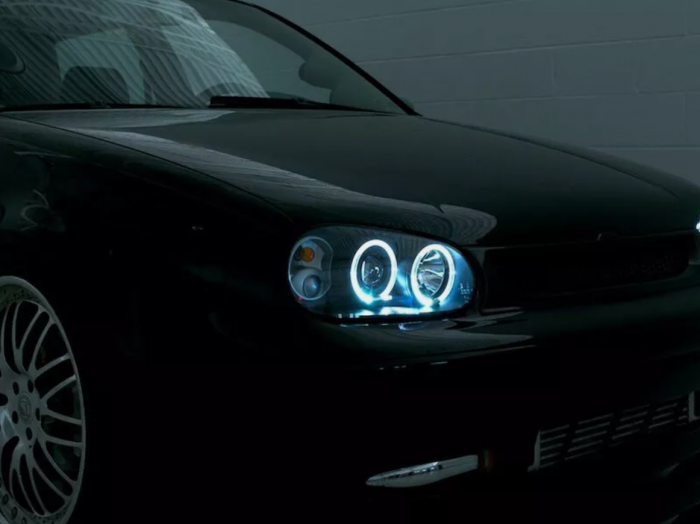 Kit Angel Eyes RGB Cotton 16 culori cu telecomanda VW Golf 5 [5]