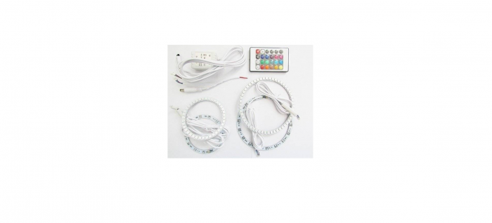 Kit Angel Eyes RGB Cotton 16 culori cu telecomanda VW Golf 5 [3]