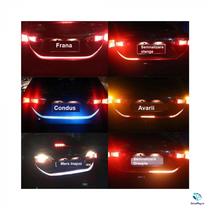 Banda Led Portbagaj cu 4 functii [3]