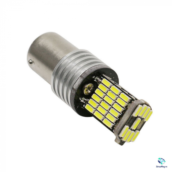 Bec Led Marsarier Pozitie Lumini de zi P21W Canbus 6000k [3]