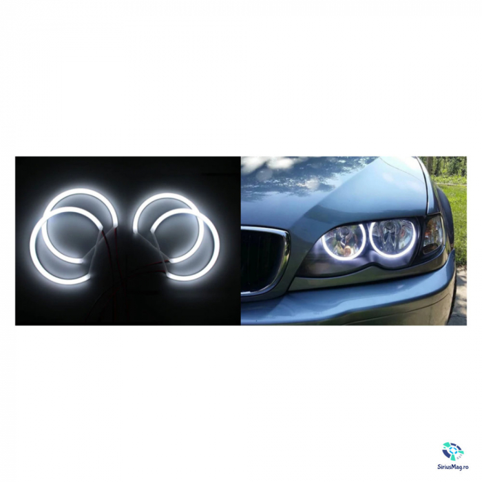 Kit Angel Eyes Cotton cu Semnalizare pentru BMW E46 [4]