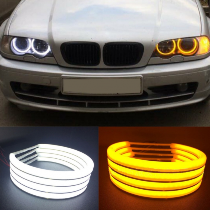 Kit Angel Eyes Cotton cu Semnalizare pentru BMW E46 [7]