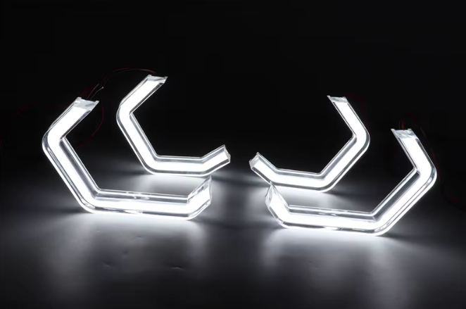 Kit Angel Eyes Cristal DTM Cotton pentru BMW F30 - Faruri cu xenon [2]