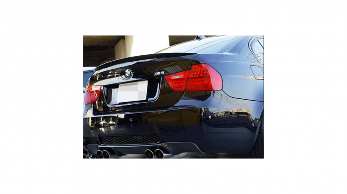 Lip Eleron portbagaj pentru BMW Seria 3 E90 Negru Lucios [4]