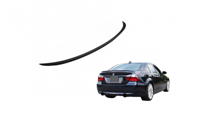 Lip Eleron portbagaj pentru BMW Seria 3 E90 Negru Lucios [3]
