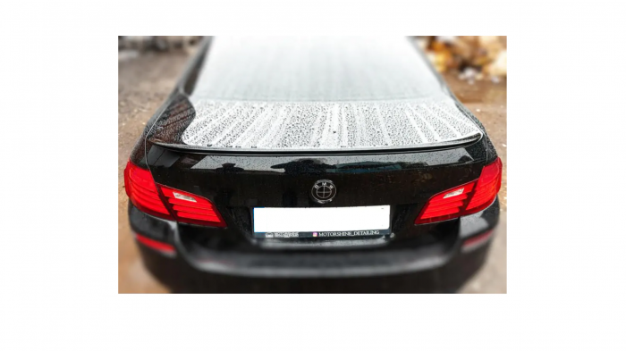 Lip Eleron portbagaj pentru BMW Seria 5 F10 Negru Lucios [5]
