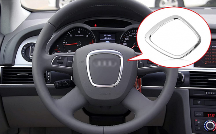 Ornament cromat volan pentru Audi [3]