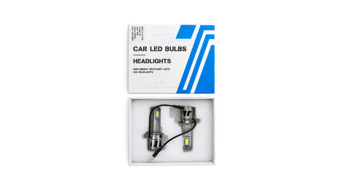 Set 2 Becuri LED H1 CANBUS 1:1, 180W, 20000 lm, 6000K, 12V [4]