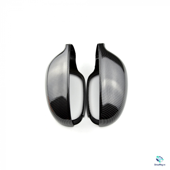 Set 2 Carcase Oglinzi Tip Carbon pentru Volkswagen Golf 5 [3]