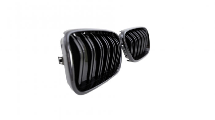 Set 2 grile duble, negru lucios, M Design pentru BMW X3 F25 Nonfacelift [3]