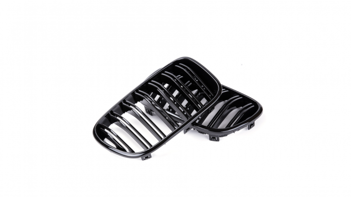 Set 2 grile duble, negru lucios, M Design pentru BMW X3 F25 Nonfacelift [6]