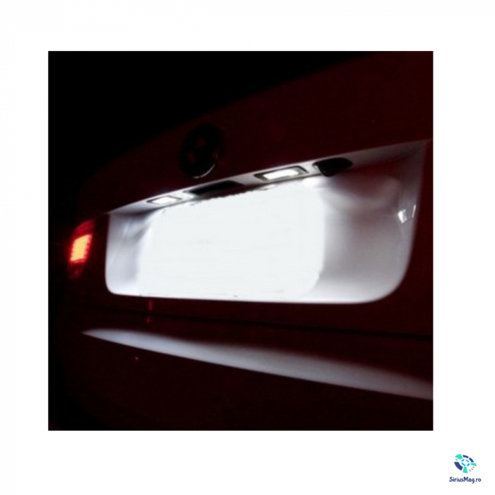 Set 2 Lampi Iluminare numar inmatriculare LED pentru BMW E53&E83 [3]