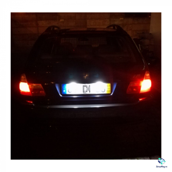 Set 2 Lampi Iluminare Numar Led pentru BMW E46 [3]