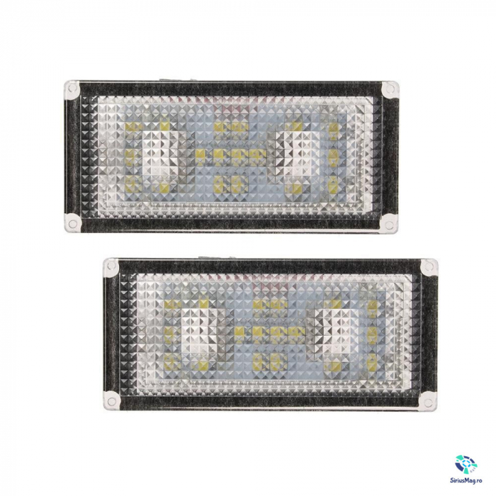 Set 2 Lampi Iluminare Numar LED pentru BMW E65 E66 [2]