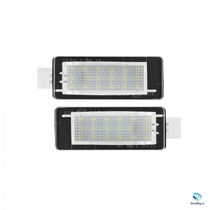 Set 2 Lampi Iluminare numar LED pentru Dacia & Renault Laguna [2]
