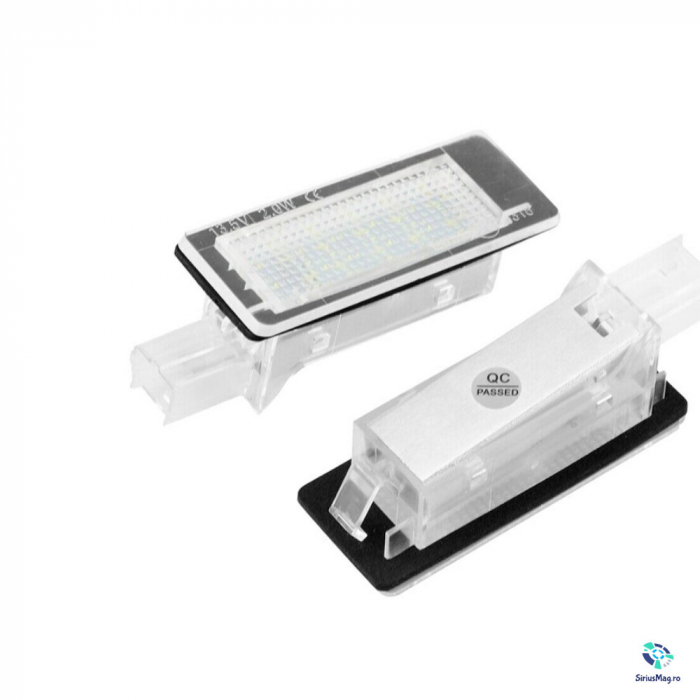 Set 2 Lampi Iluminare numar LED pentru Dacia & Renault Laguna [3]