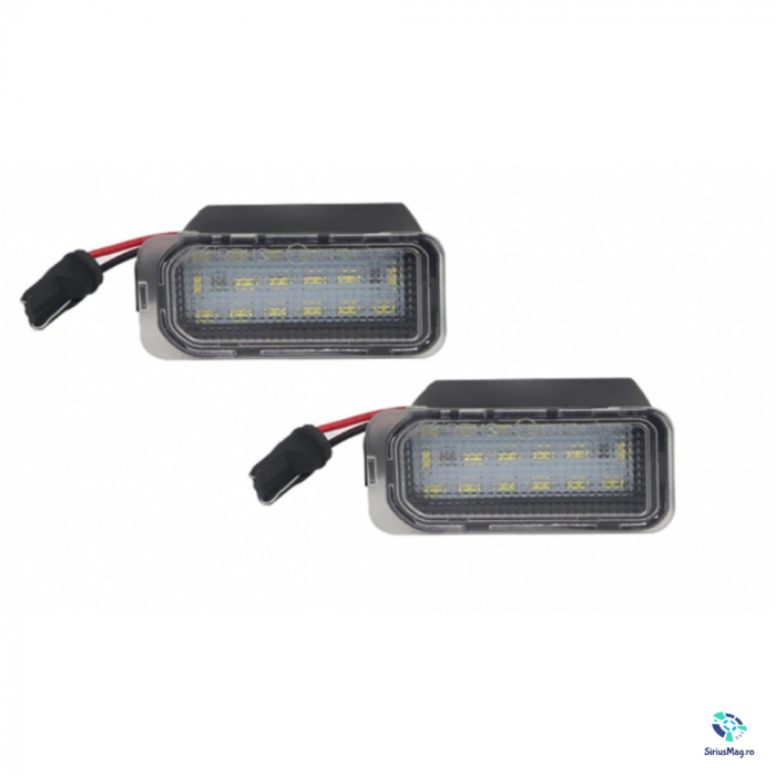 Set 2 Lampi Iluminare Numar LED pentru Ford Fiesta Focus [2]