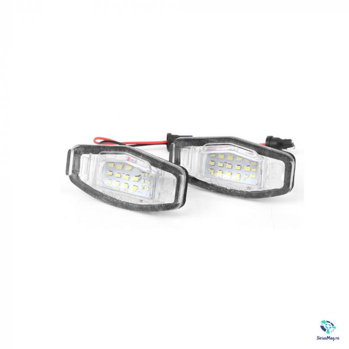 Set 2 Lampi Iluminare Numar Led pentru Honda Civic Accord [2]